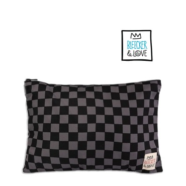 CHECKERS GREY POCHETTE