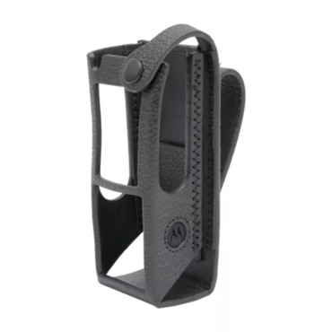 HARD LEATHER CARRY CASE 3 INCH SWIVEL BELT LOOP DISPLAY