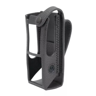 HARD LEATHER CARRY CASE 2.5 INCH SWIVEL BELT LOOP NON DISPLAY