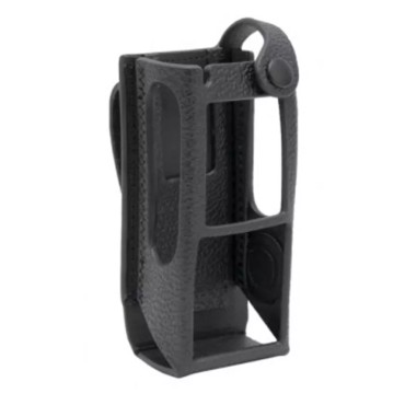 HARD LEATHER CARRY CASE 3 INCH FIXED BELT LOOP NON DISPLAY