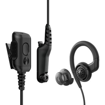 2-WIRE SWIVEL LOUD AUDIO EARPIECE WITH EARTIP