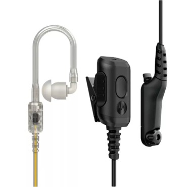 AUDIO ACCESSORY-EARPIECE,2-WIRE SURVEILLANCE KIT WITH LOUD AUDIO TRANSLUCENT TUBE