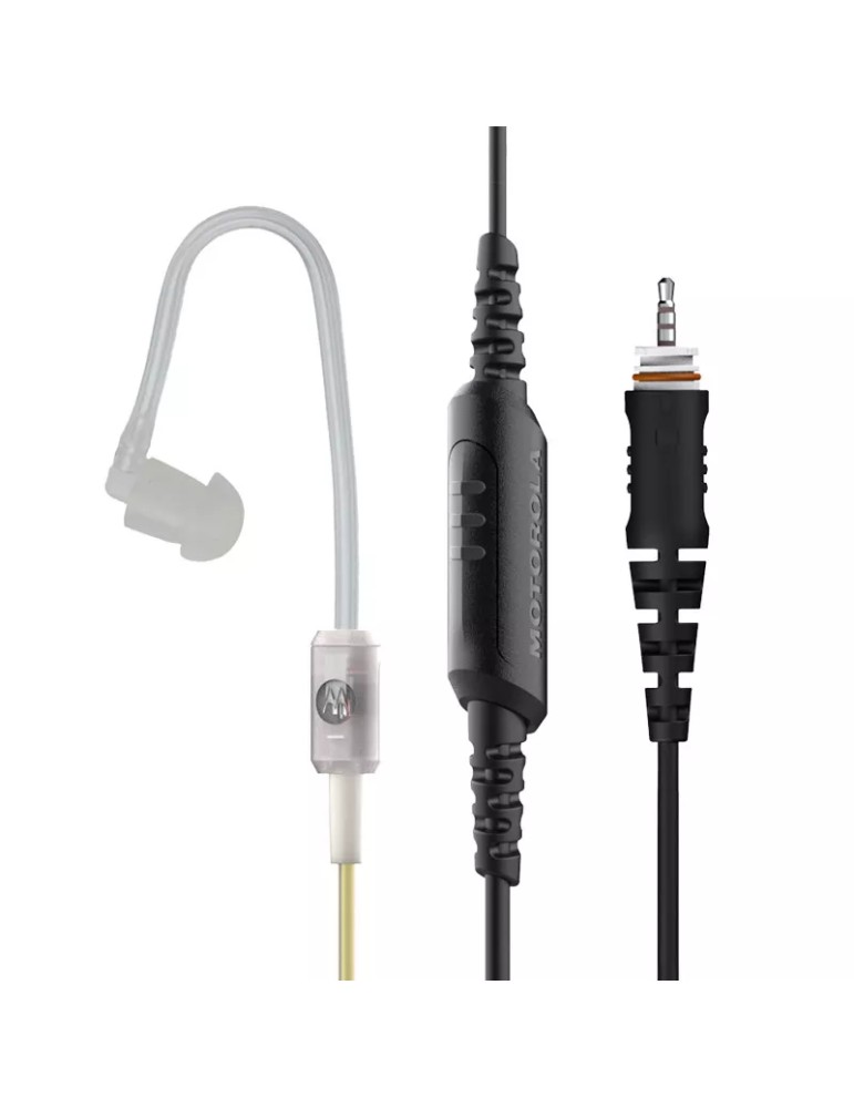 1-WIRE ENH CLEAR TUBE EARPIECE, 2.5MM SINGLE PIN, STRAIGHT 1-WIRE ENH CLEAR TUBE EARPIECE, 2.5MM SINGLE PIN, STRAIGHT