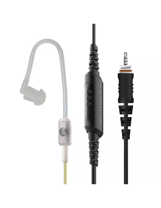 1-WIRE ENH CLEAR TUBE EARPIECE, 2.5MM SINGLE PIN, STRAIGHT 1-WIRE ENH CLEAR TUBE EARPIECE, 2.5MM SINGLE PIN, STRAIGHT