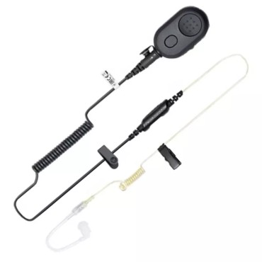 WP300 WIRELESS BLUETOOTH PUSH-TO-TALK POD WITH TRANSLUCENT TUBE EARPIECE