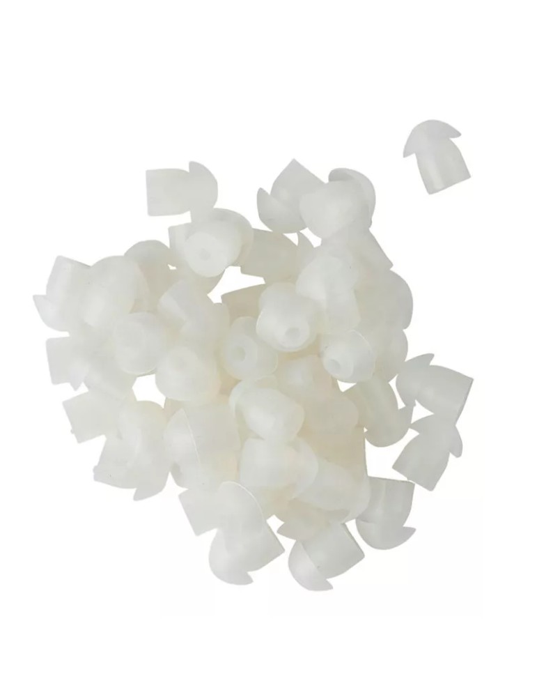 REMPLACEMENT EAR TIPS CLEAR (PACK DE  50)