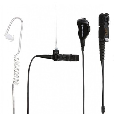 2-WIRE SURVEILLANCE KIT W/QUICK DISCONNECT CLEAR ACOUSTIC TUBE BLACK