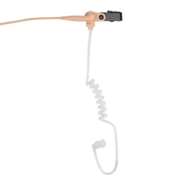 2-WIRE SURVEILLANCE KIT W/QUICK DISCONNECT CLEAR ACOUSTIC TUBE,BEIGE