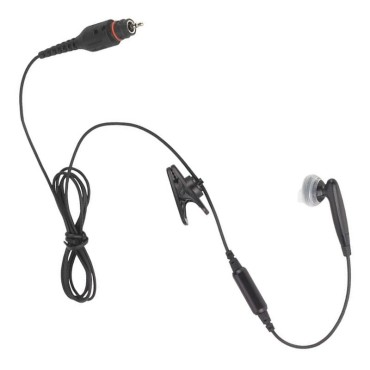 1-WIRE EARBUD,116CM CORD,BLACK