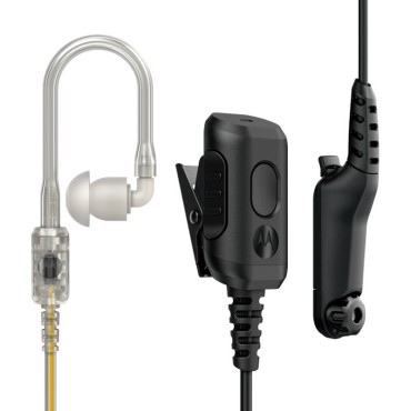 OREILLETTE 2-WIRE XL CLEAR TUBE EARPIECE