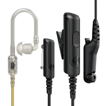 OREILLETTE 3-WIRE XL CLEAR TUBE EARPIECE