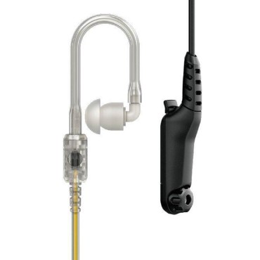 EARPIECE 1-WIRE SHORT CORD XL CLEAR TUBE EARPIECE RX ONLY