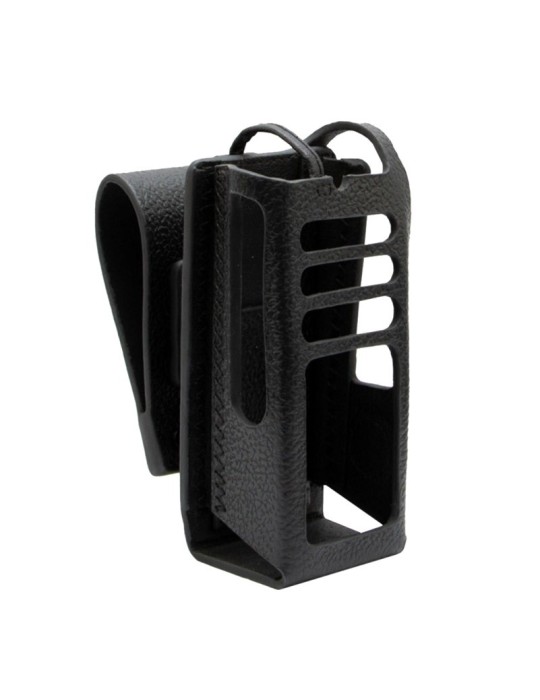 HARD LEATHER CARRY CASE WITH 3.0 INCH SWIVEL BELT LOOP (UMITED KEYPAD)