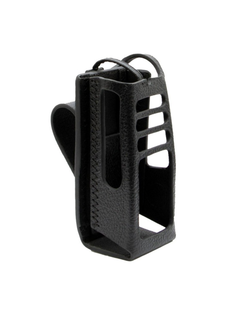 HARD LEATHER CARRY CASE WITH 3.0 INCH FIXED BELT LOOP (UMITED KEYPAD)