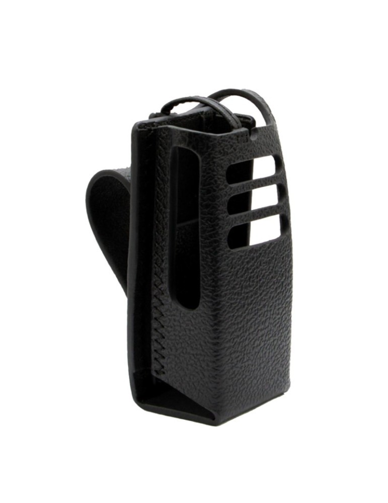 HARD LEATHER CARRY CASE WITH 3.0 INCH FIXED BELT LOOP (NO KEYPAD)