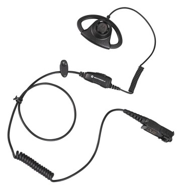 OREILLETTE ADJUST D-STYLE W/ IN-LINE PTT/MIC