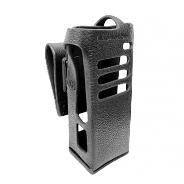 HARD LEATHER CARRY CASE 2.5 INCH SWIVEL BELT LOOP NON-KEYPAD