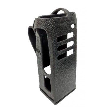 HARD LEATHER CARRY CASE 2.5 INCH FIXED BELT LOOP NON-KEYPAD