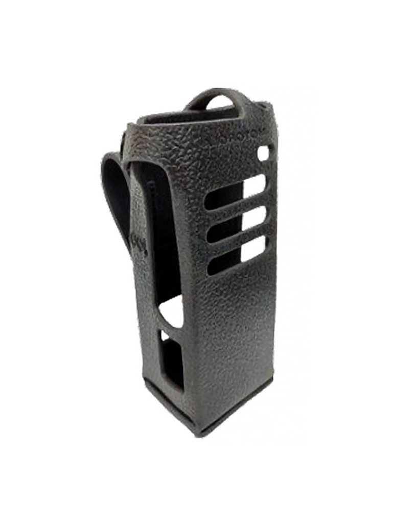 HARD LEATHER CARRY CASE 2.5 INCH FIXED BELT LOOP NON-KEYPAD