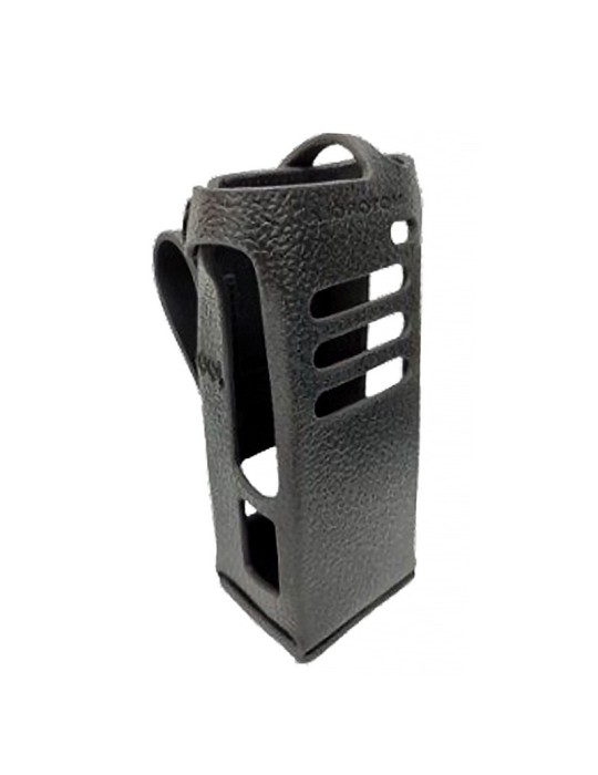 HARD LEATHER CARRY CASE 2.5 INCH FIXED BELT LOOP NON-KEYPAD