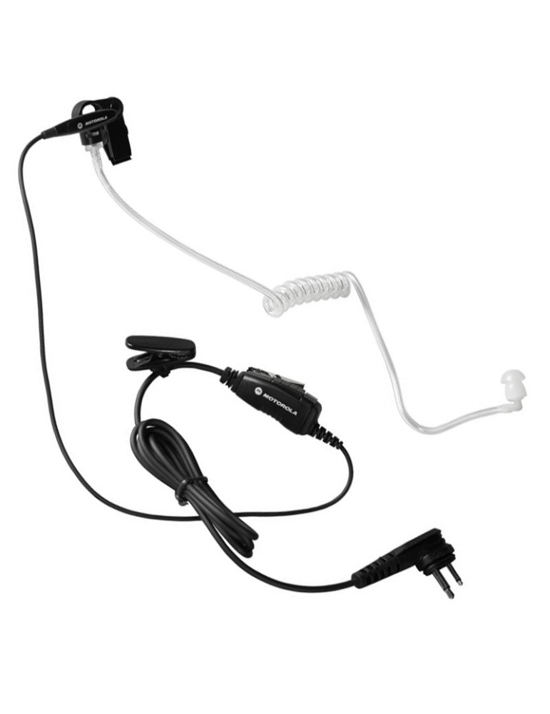 ACCESSOIRE KIT,DUAL PIN SURVEILLANCE W/PTT, SLIM PLUG, PVC FREE